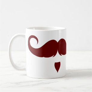 Mug Moustache guidon personnalisable