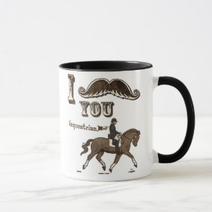 Mug Moustache I vous équestres