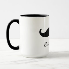 Mug Moustache noire