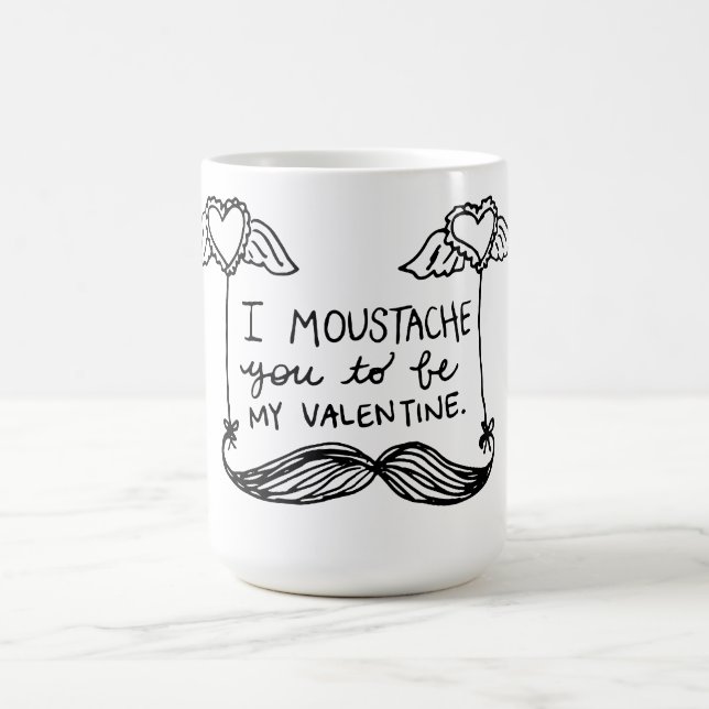 Mug Moustache Valentine (Centre)