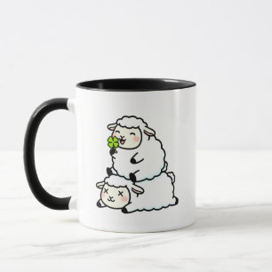 Mug Mouton Chanceux Mignon Fête de la Saint-Patrick Tr