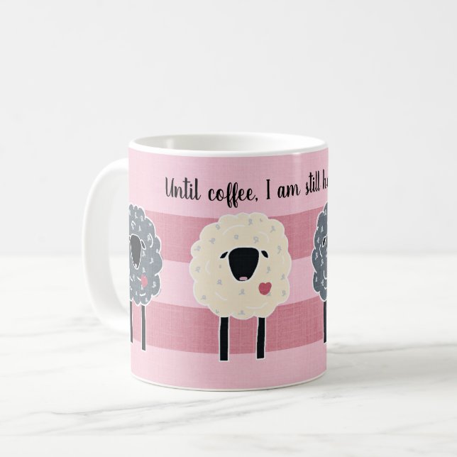 Mug Mouton de café (Devant gauche)