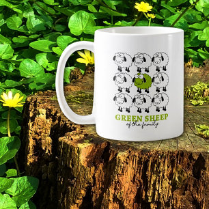 Mug Mouton vert de la famille