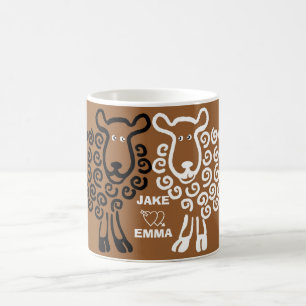 Mug Moutons amoureux - Jake aime Emma
