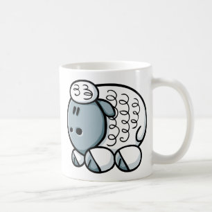 Mug Moutons de bande dessinée