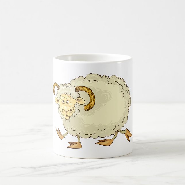 Mug Moutons de bélier surpris (Créateur téléchargé)