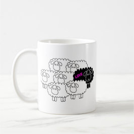 Mug Moutons noirs (amour)