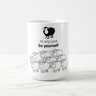 Mug Moutons noirs et blancs