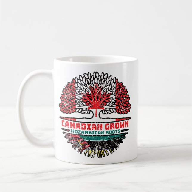 Mug Mozambique Mozambicaine Racines d'arbres du Canada (Gauche)