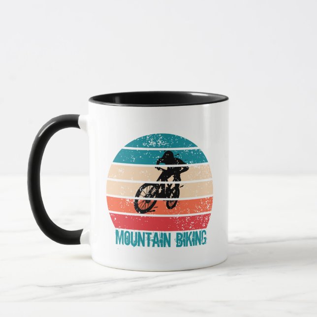 Mug Mtb descente VTT vintage (Gauche)