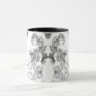Mug Mucha Art nouveau Alphonse Mucha