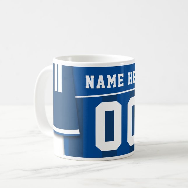 Mug Mug, Bleu, Football (Devant gauche)