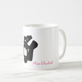 Mug Mug/Coupe de l'enseignant de danse avec nom person