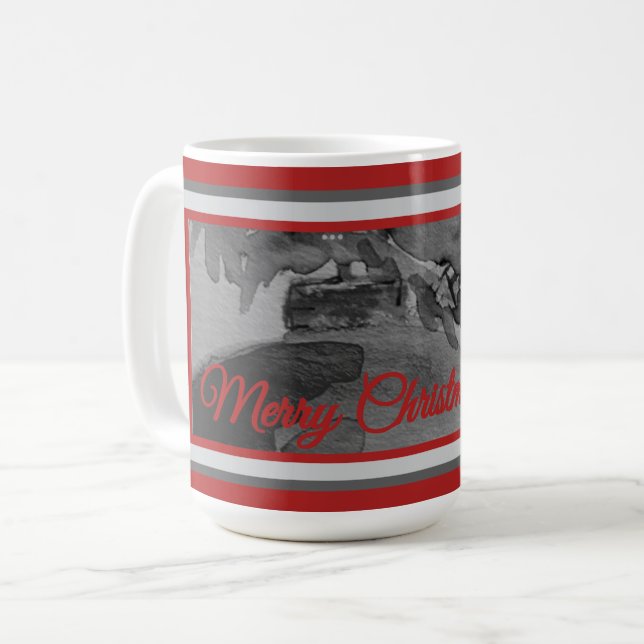 Mug Mug: Crimson Ornament Holiday (Devant gauche)
