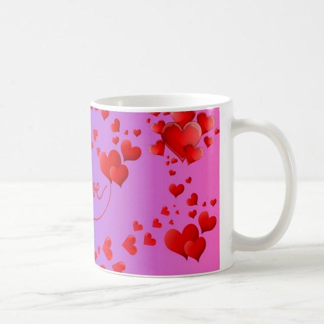 Mug "Mug d'amour éternel" ❤️ ☕ 💙 (Droite)