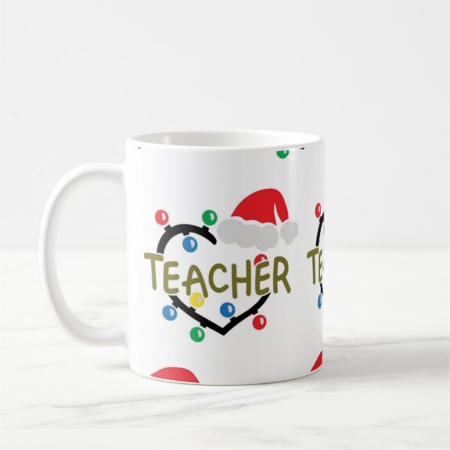 MUG **MUG DE NOËL DE L'ENSEIGNANT** (Gauche)
