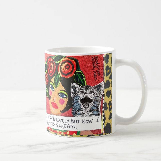 Mug MUG-IT a été BEAU MAIS MAINTENANT JE DOIS CRIER (Droite)