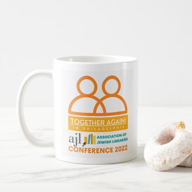 Mug Mug: Logo de la conférence AJL 2022 (Avec donut)