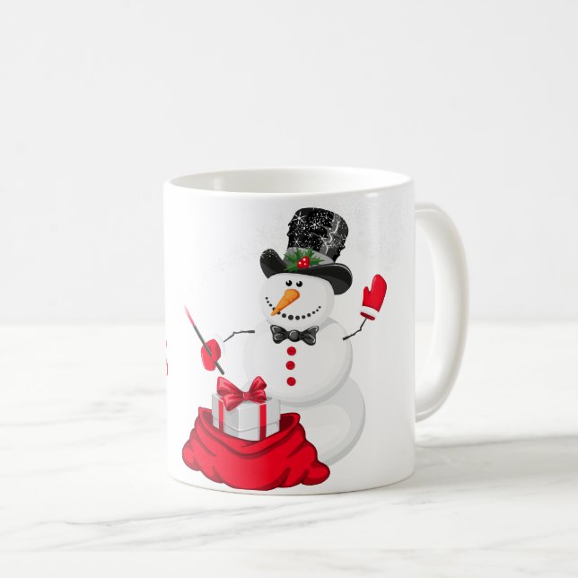 Mug Mug-Snowman de Noël (Devant droit)
