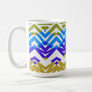 Mug Mug, Un zigzag classique design motif multicolore