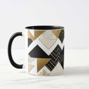Mug muge de café abstrait Noël diamants