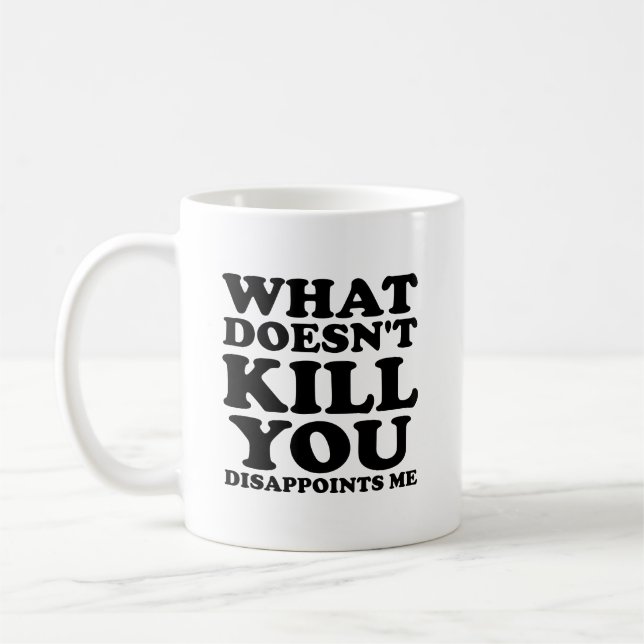Mug Mugissement drôle me déçoit (Gauche)