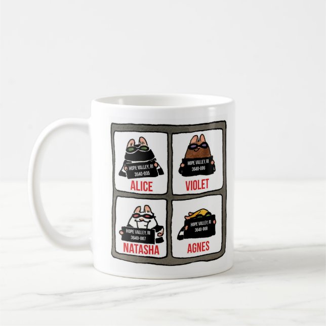 Mug Mugshot-Mug de souris de robot avec Natasha de ric (Gauche)