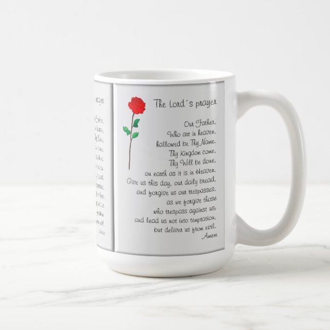 MUG MUGUE AVEC LE NOTRE PÈRE (Droite)