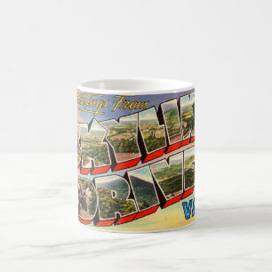 Mug Mugue Carte Postale Rétro Skyline Drive