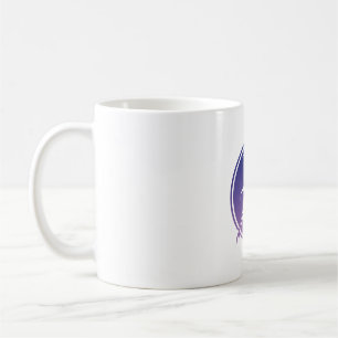 Mug Mugue Médaillon à Gradient de Silhouette de Danseu