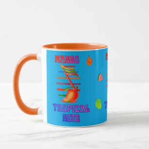 MUG MUGUE NOTE DE MUSIQUE MANGO CONÇU 