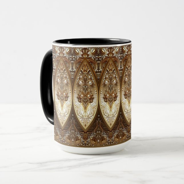 Mug Mugue Orné Doré (Devant gauche)