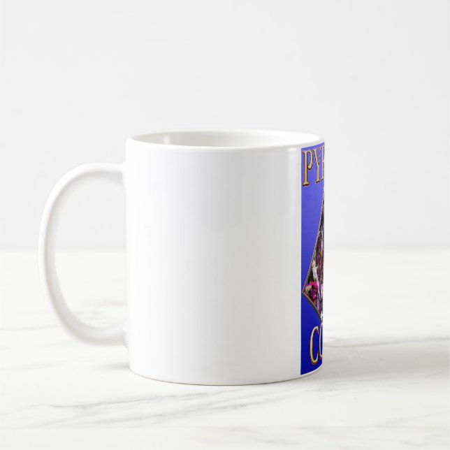 Mug Mugue Pyramid Comics - Fond Bleu (Gauche)