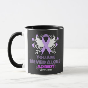 Mug Mugue Ruban Alzheimer Lutte Contre la Démence
