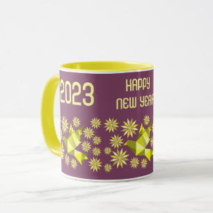 MUG MUGUE SIMPLE OISEAU NOUVELLE ANNÉE COMME CADEAU PO