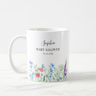 Mug Multihued Wildflower Baby Shower Celebration