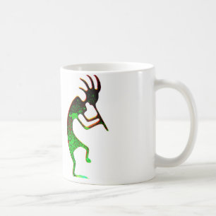 Mug muqueuse kokopelli verte