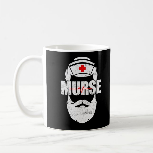 Mug Murse Funny Murse Homme Infirmière Homme (Gauche)