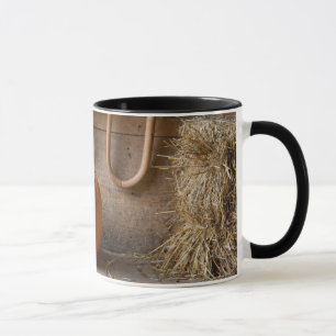 Mug Musée des Fermiers. Citrouille dans une grange ave