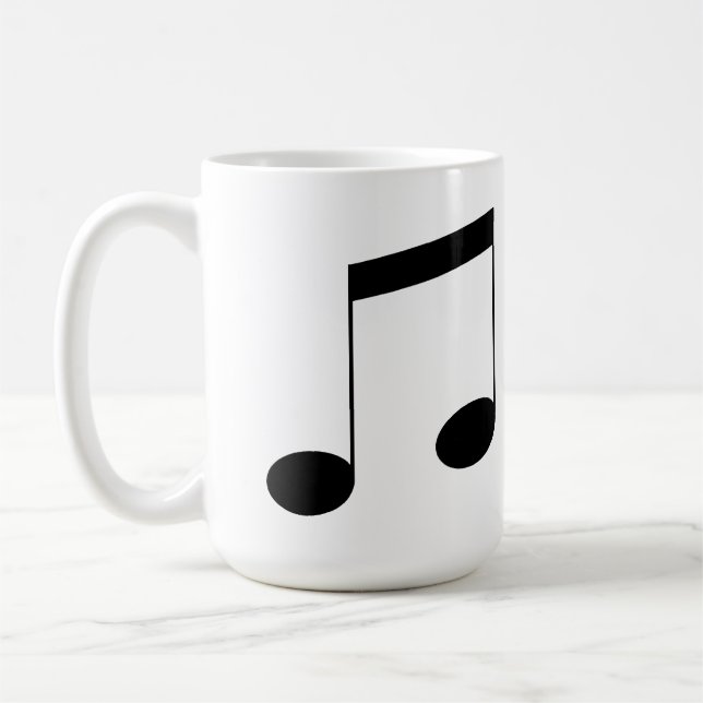 Mug Music Beam Note, (Gauche)