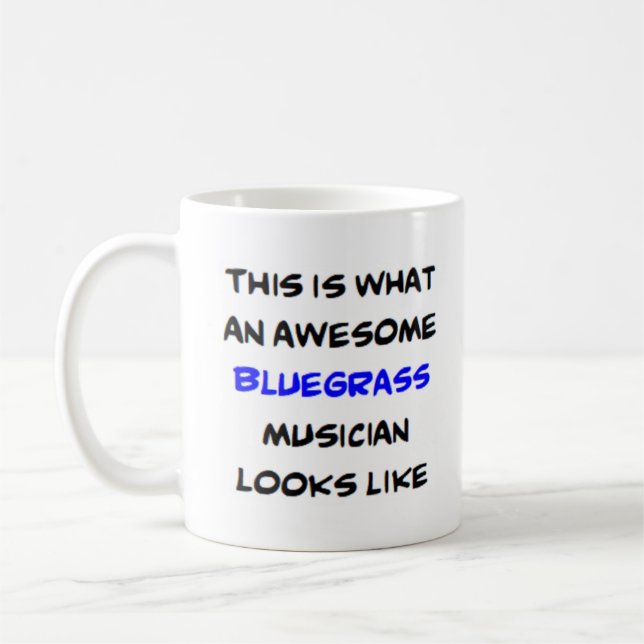 Mug musicien bluegrass, génial (Gauche)