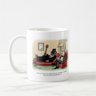 Mug Musicien blues en thérapie