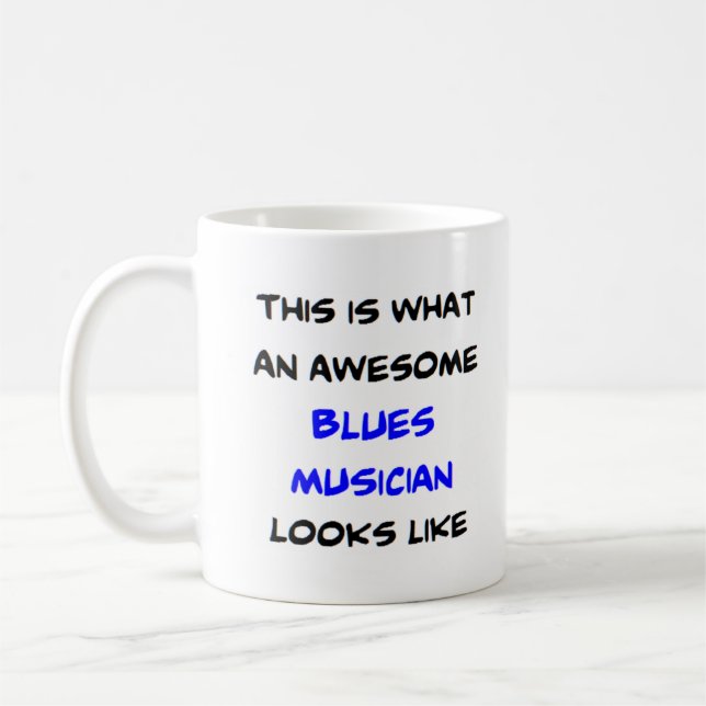 Mug musicien blues, génial (Gauche)