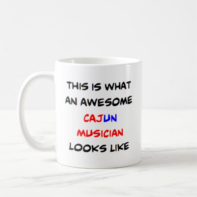 Mug musicien cajun, génial (Gauche)