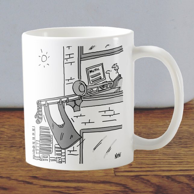 Mug Musicien Drôle Joueur Trombone (Créateur téléchargé)