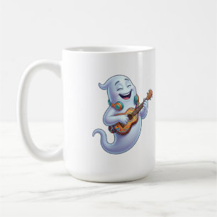 Mug Musicien fantôme effrayant Art musical Halloween