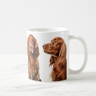 Mug Musique à café amateur de Setter irlandais