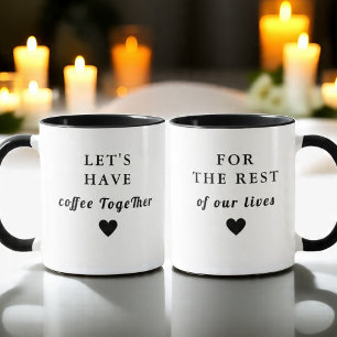 Mug Musique à café Couple personnalisée   M. Mme Maria