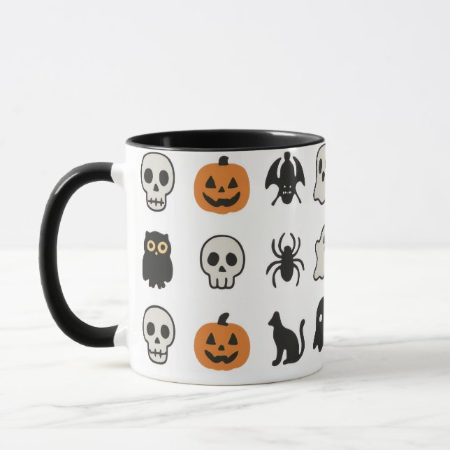 Mug Musique à café Halloween (Gauche)