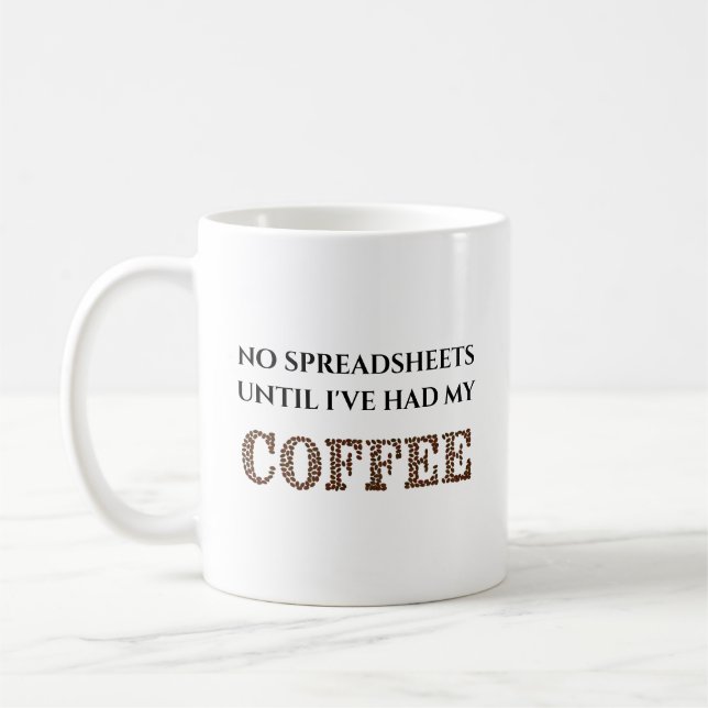 Mug Musique à café humoristique (Gauche)